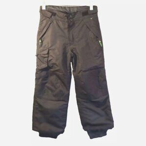 Champion Youth Snow Pants SZ 6-7 Black NWOT  Insulated Waterproof Bottoms Cargo